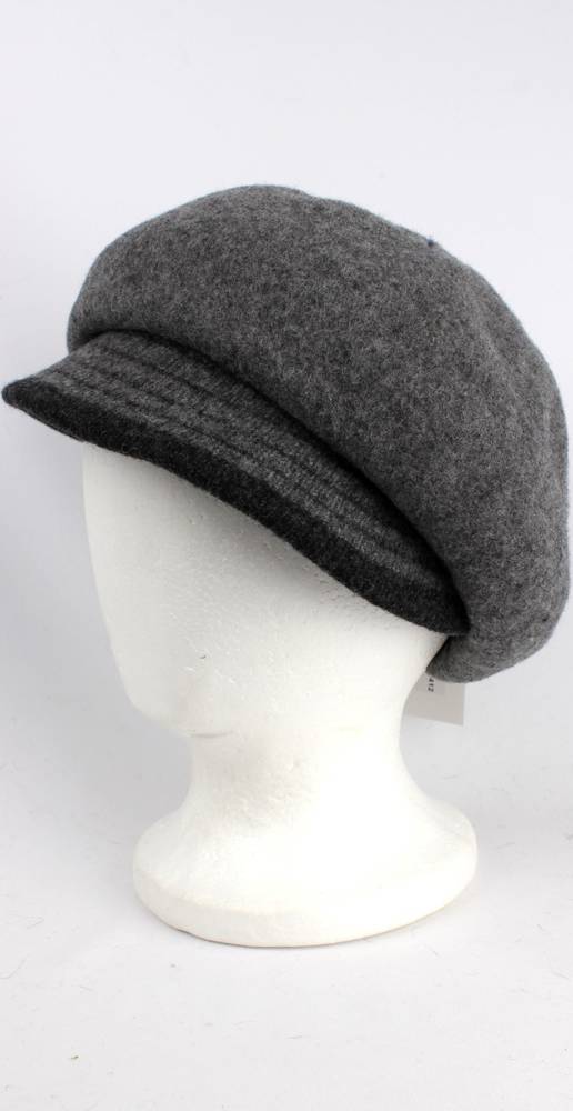 Headstart wool felt cap w 2 tone brim grey/dark grey Style : HS/1412